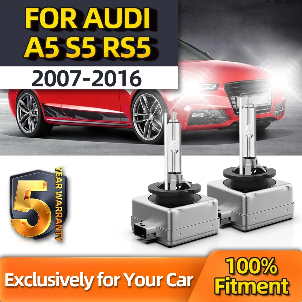 

TEENRAM 2X D3S 12V 35W Original Car Headlight Bulb HID For Audi A5 S5 RS5 2007 2008 2009 2010 2011 2012 2013 2014 2015 2016