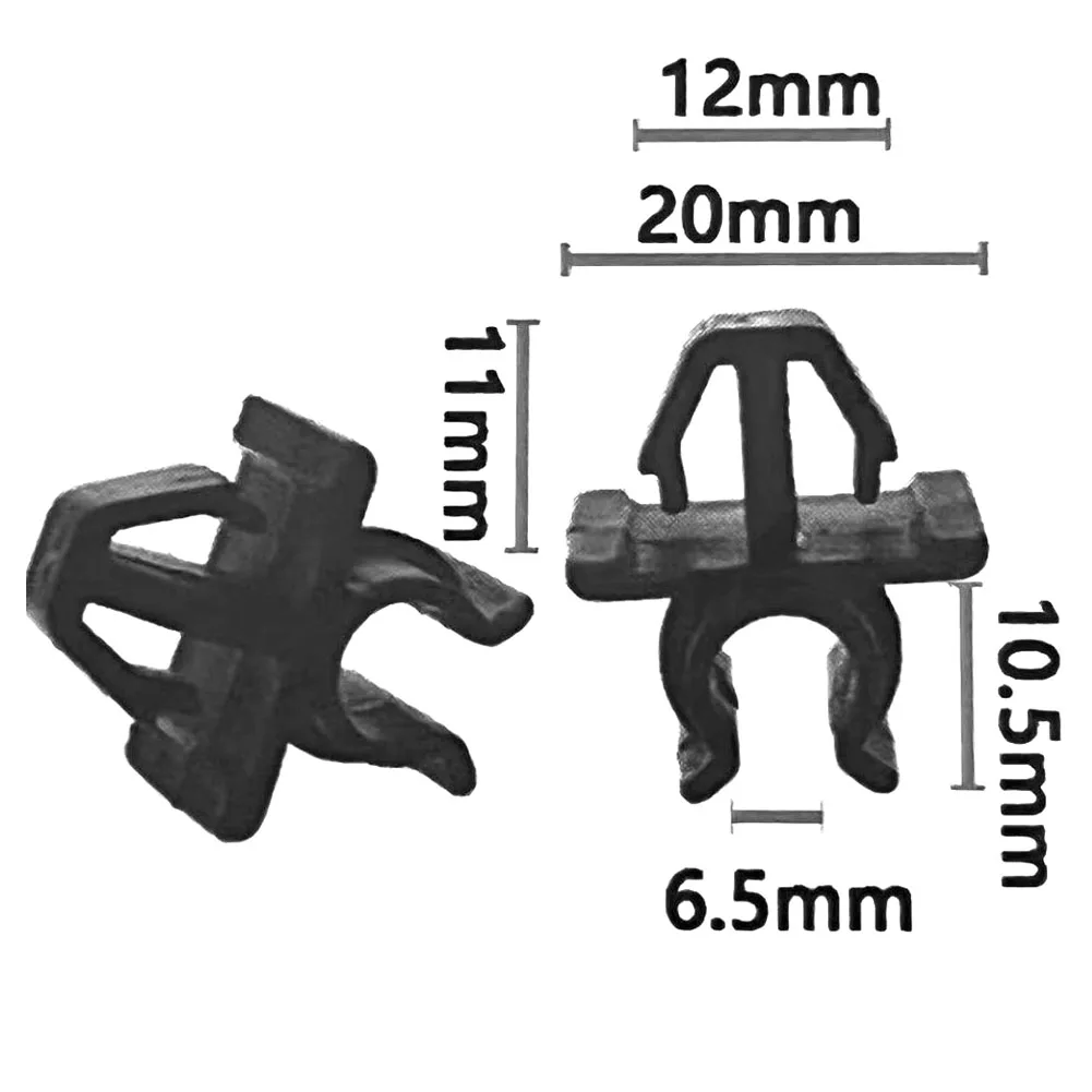 Hood Prop Rod Clip 2Pcs Car Hood Prop Rod Clip Auto Fastener Hood Bonnet Prop Rod External Testing For HOOD Vehicle Car Accessories