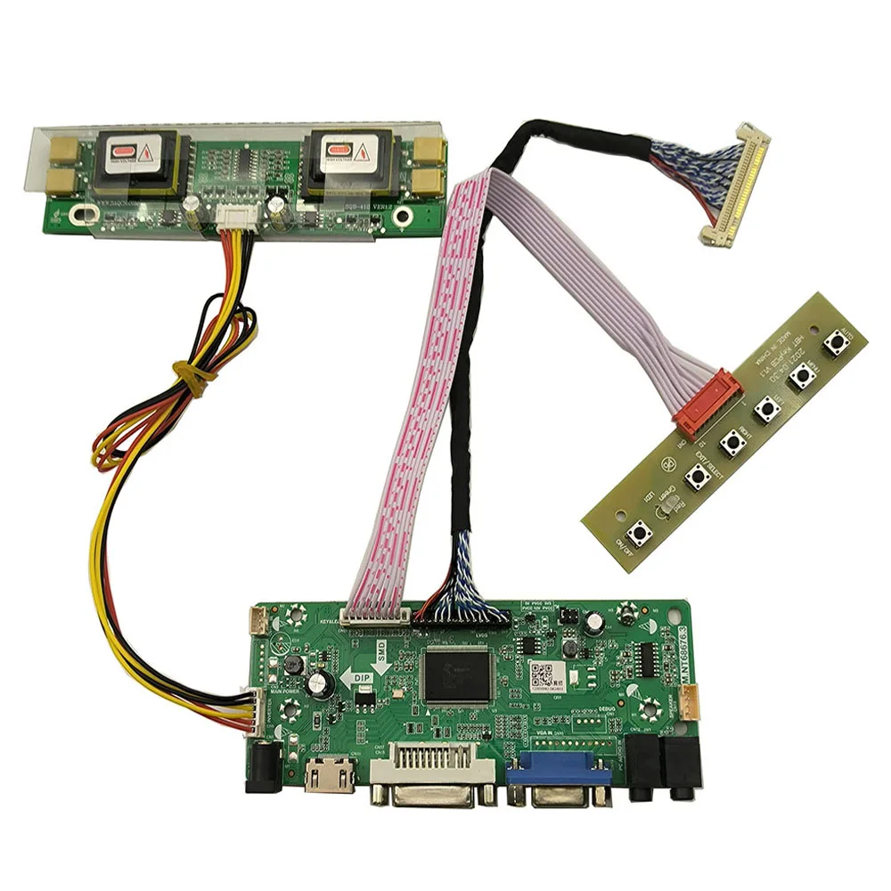 HDMI + DVI + VGA 컨트롤러 보드 드라이버 모니터 키트, LTM170EU-L31 L32 L35 1280*1024 LCD LED 스크린용
