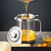 GIANXI Glass Oil Filter Kitchen Seasoning Tank Oil Tank Impurity Separator Fine Mesh Oil Filter Container Cooking Tool 6