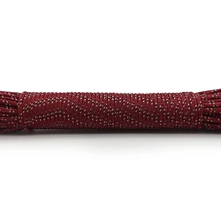 Enhanced Deep Red 2mm Paracord Rope - 100m Durable Camping & Survival Lanyard - 8 meters (281)