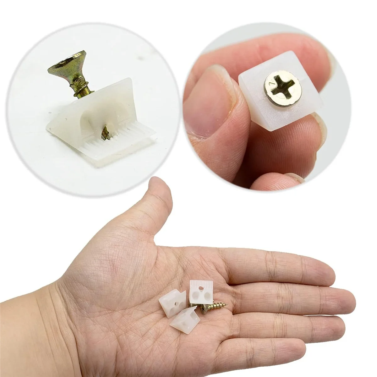 50 Pcs Drawer Support Wedges Plastic Drawer Bottom Sagging Repair Fixing Mending for Furniture drawer support wedges