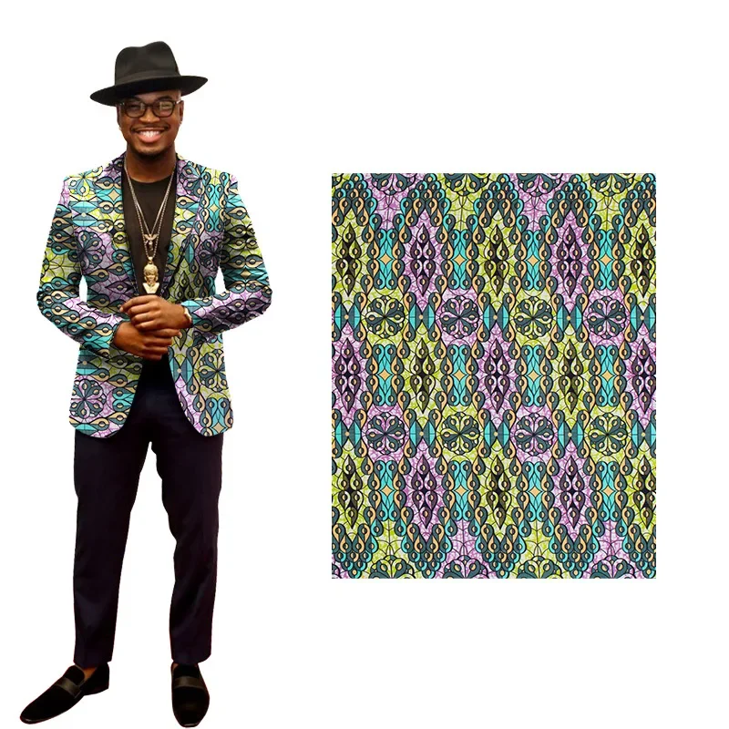 Ankara Wax Print Fabric High Quality African Wax Fabric Polyester Guaranteed Veritable Real For Dresses