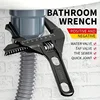Multi-function Adjustable Wrench Aluminium Alloy Large Open Wrench Universal Spanner Repair Tool for Water Pipe Screw Bathroom 1