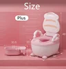 1-6 Years Old Children's Pot Cute Baby Toilet Seat Easy to Clean Baby Potty Portable Stool Boys And Girls Safe Trainer Seat WC 6