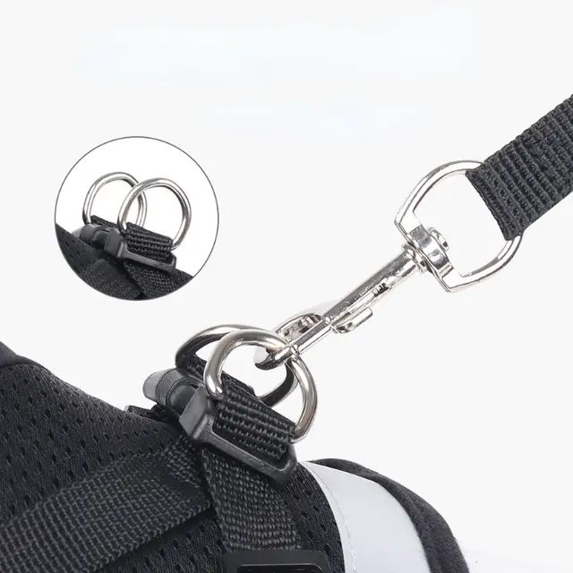 Pet Dog Tshirt Leash Leash Under Vest Harnesses Mesh Breathable Adjustable Easy Control Reflective Undershirt Dog Harness Collar 5