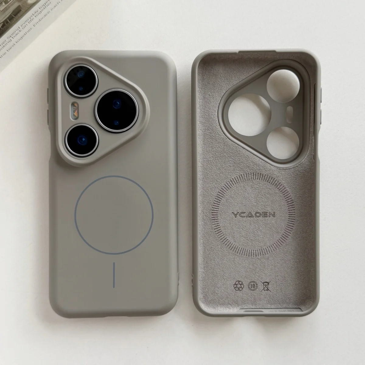Magnetic Liquid Silicone Phone Case - Solid Color Cover