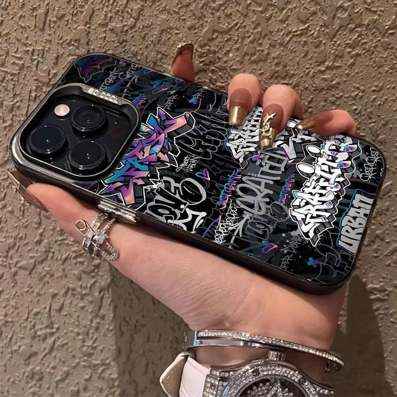 Graffiti Art Pink & Black Phone Case