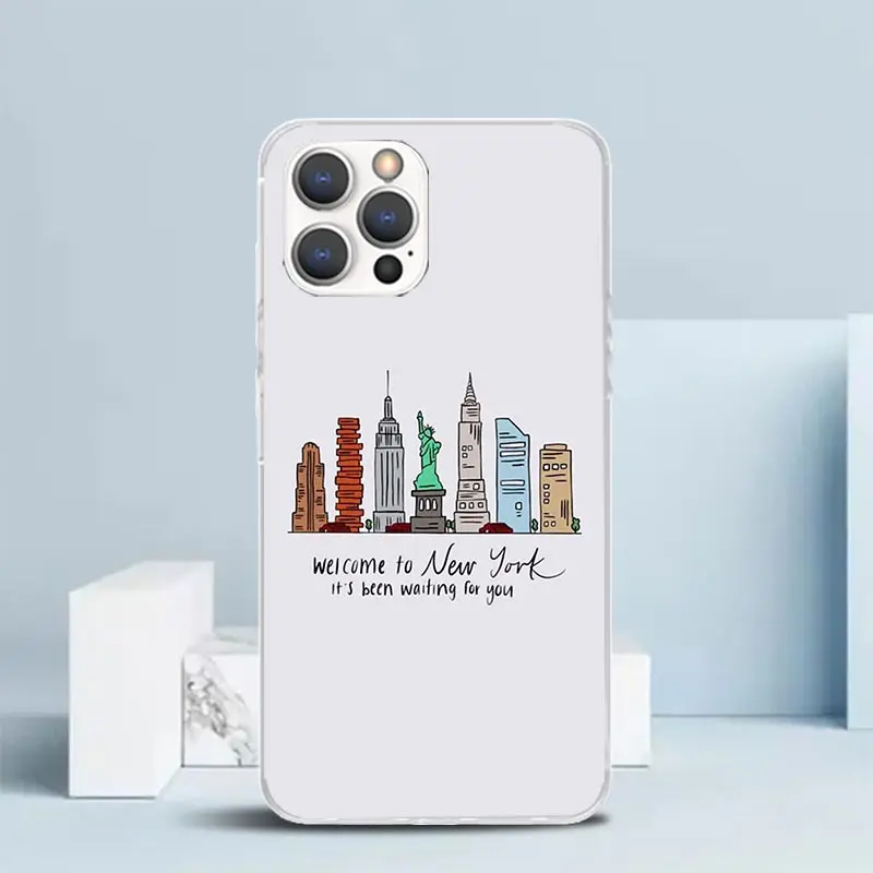 NYC New York City Soft TPU Phone Case - Air Cushion Design