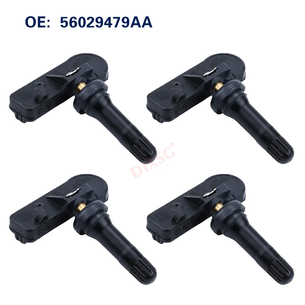 4PCS 56029479AA Tire Pressure Sensor For Jeep Compass 2012- (MK49) Liberty/Wrangler 2010-2012 Dodge Dakota 2008-2011 315MHZ