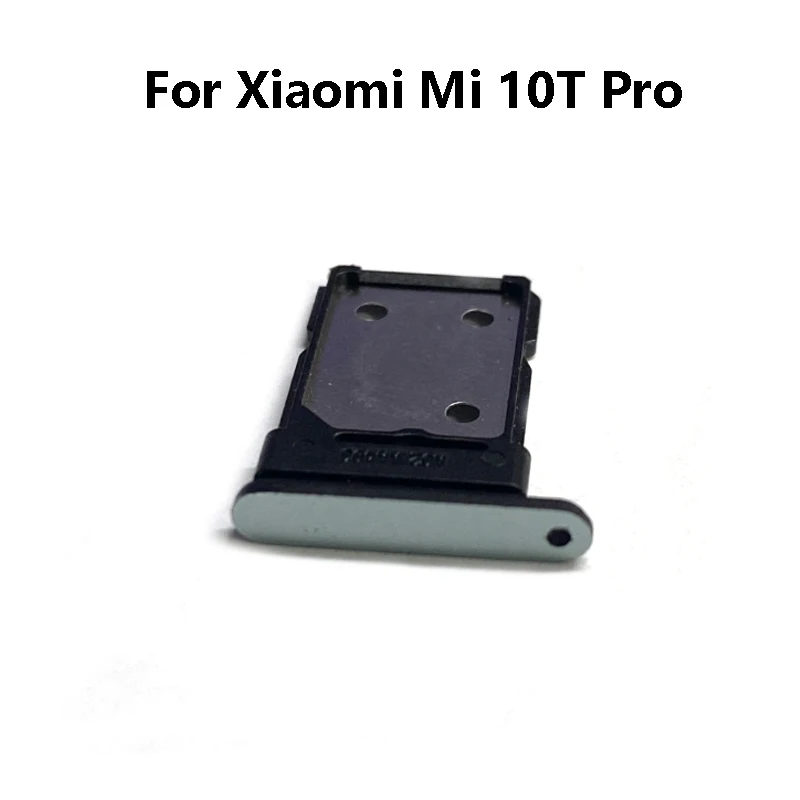 Sim Tray Holder For Xiaomi Mi 10 10T Pro Lite SIM Card Tray Slot Holder Adapter Socket Repair Parts