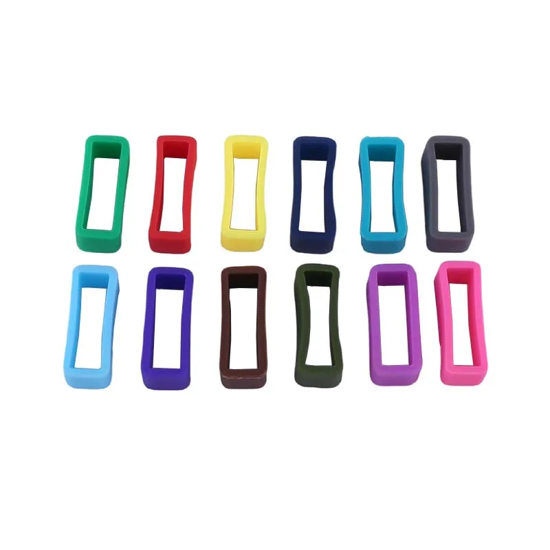 10-Pack Silicone Watch Strap Loops - Durable Circulating Accessory Rings