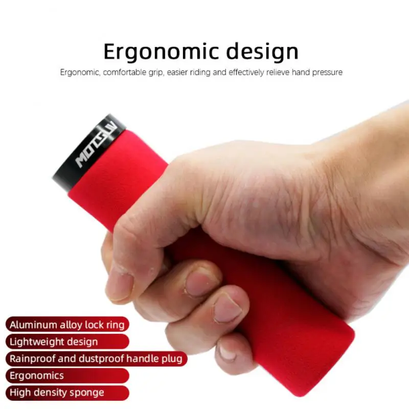 MTB Bike Grips Anti-Skid Mountain Bike Handlebar Locking Rubber Handlebar Anti-slip Shock Absorber Bicycle Grips Handlebar Cover