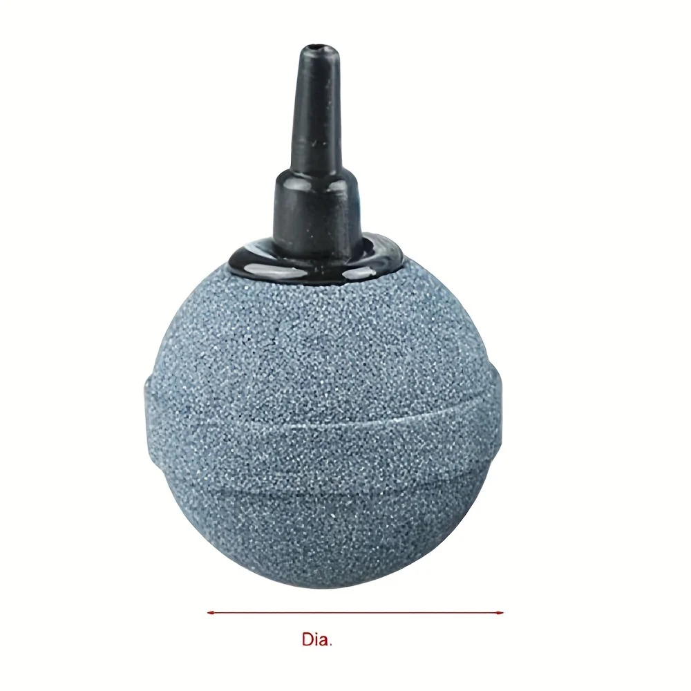 X20mm Aquarium Langlebiger Runder Luftstein Mineral-Blasendiffusor Luftsteine für Aquarium Fischbecken-Pumpe und Hydroponik – Detail 6