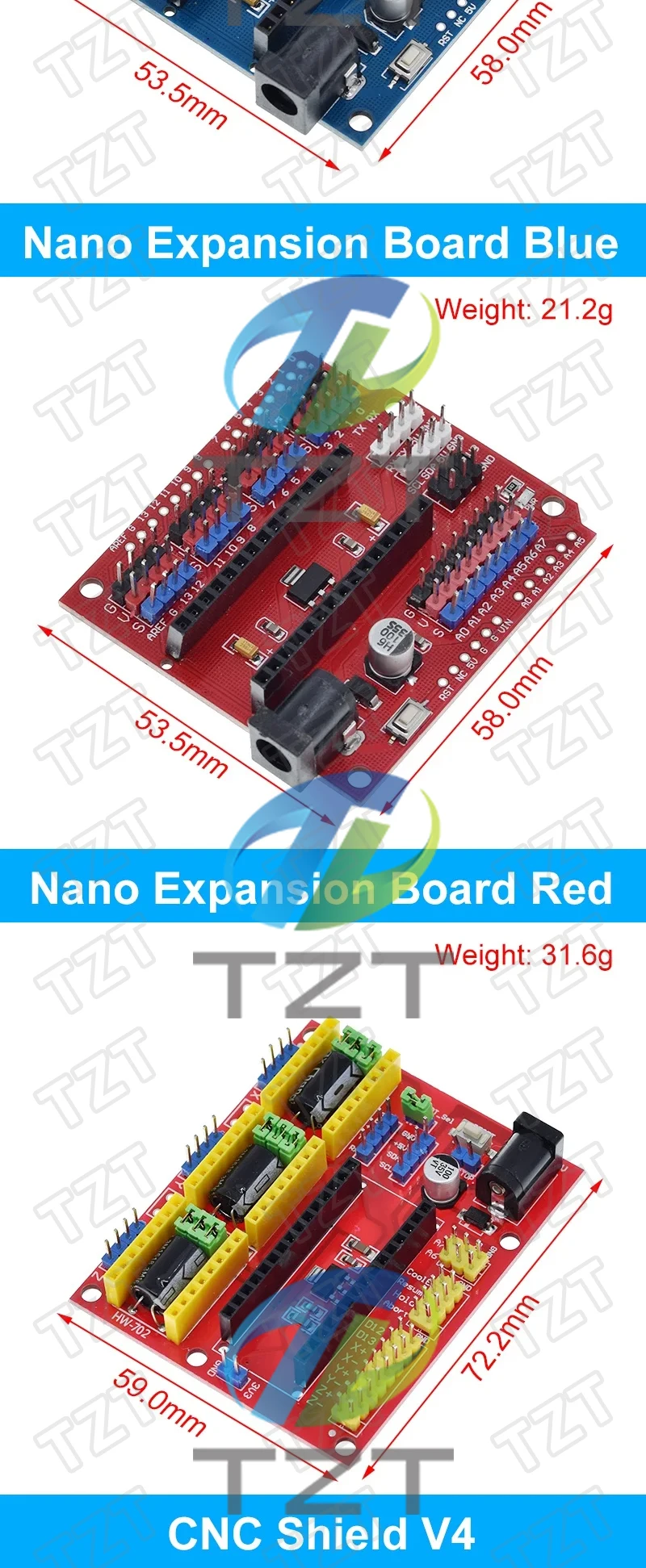 Typ-C / Micro USB Nano 3.0 Mit dem Bootloader-kompatiblen Nano 3.0-Controller für Arduino CH340 USB-Treiber 16 MHz ATMEGA328P – Detail 9