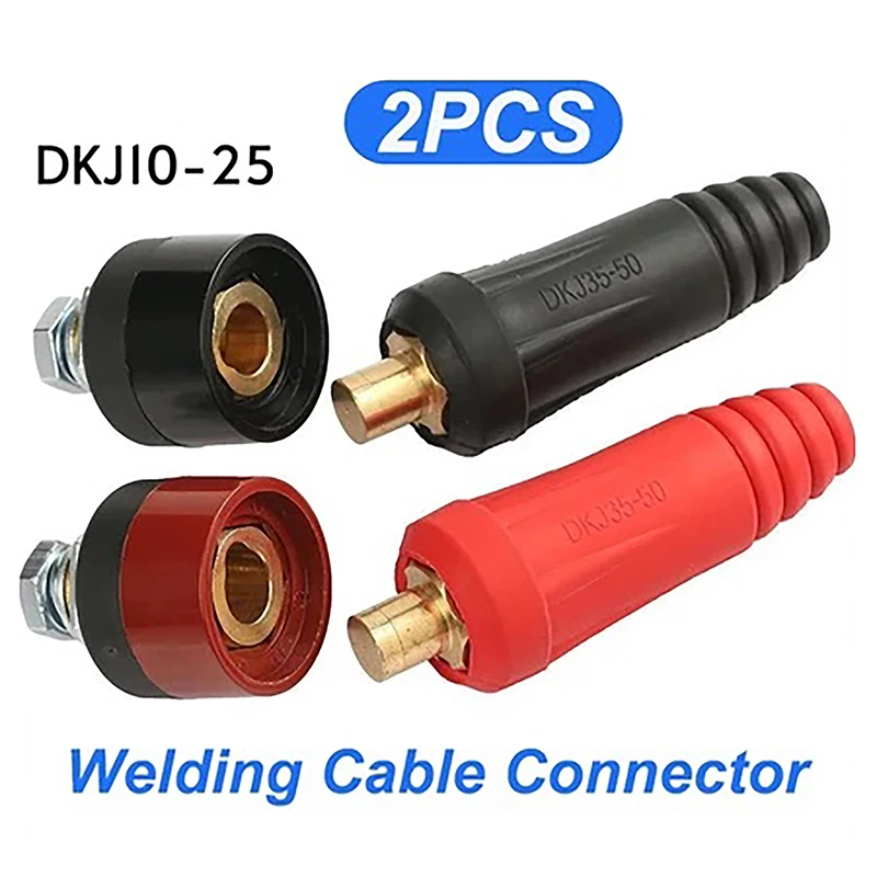 Exceptional Quick Fitting DKJ10-25 Cable Connector for European Welding Machines