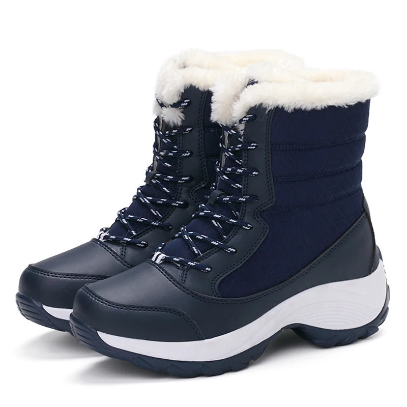 

2022 Women Boots Winter Shoes Ladies Snow Boots Woman Warm Sneakers Platform Boots Snowboard Winter Female Warm Ski Botas