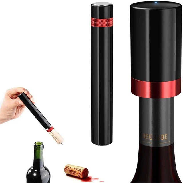 TIRE-BOUCHON,Black--Tire bouchon pneumatique en forme de stylo aiguille,  ouvre bouteille de vin avec pompe à Air, extracteur de lièg