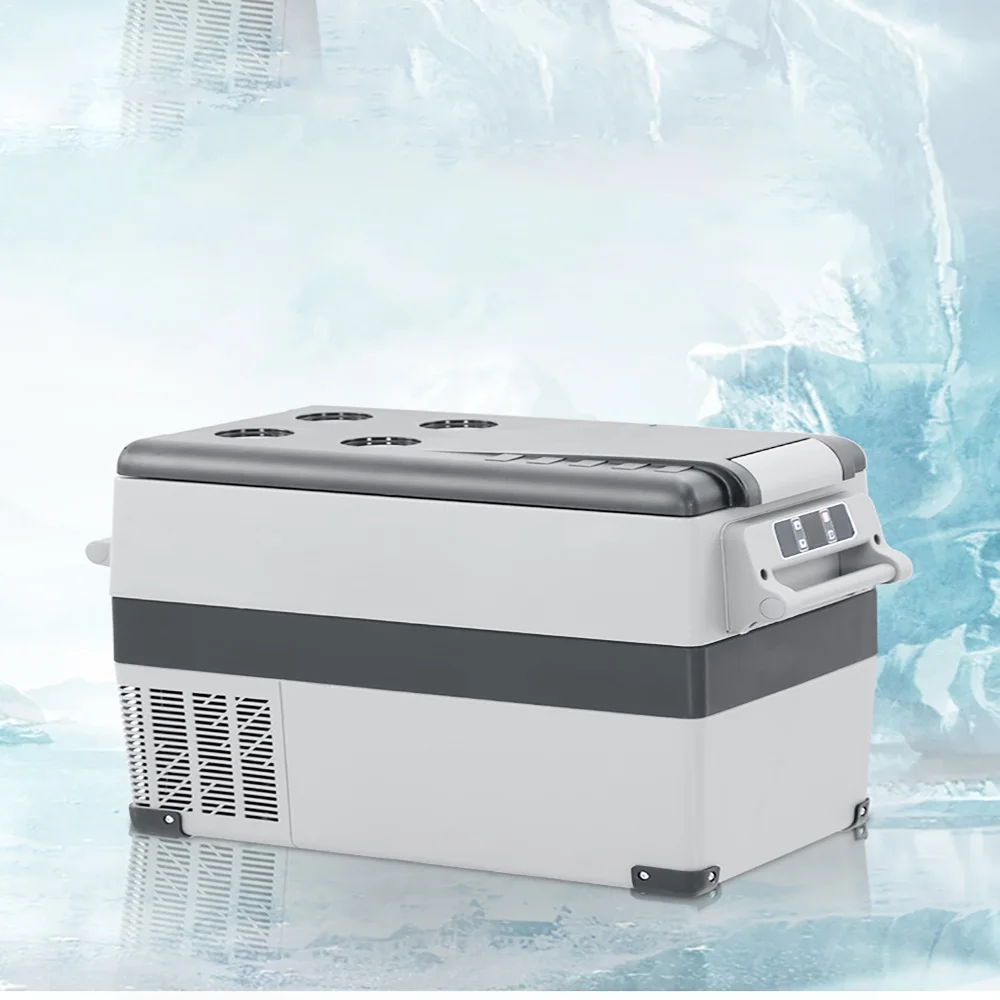 35L/45L/55L Portable Car Refrigerator Travel Refrigerator Small Car Freezer for Travel Electric Freezer