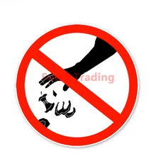 

Fuwo Trading Warning Sign Do Not Litter Garbage Modeling Car Sticker PVC Waterproof Sunscreen Decals Auto Motorcycle Decorative
