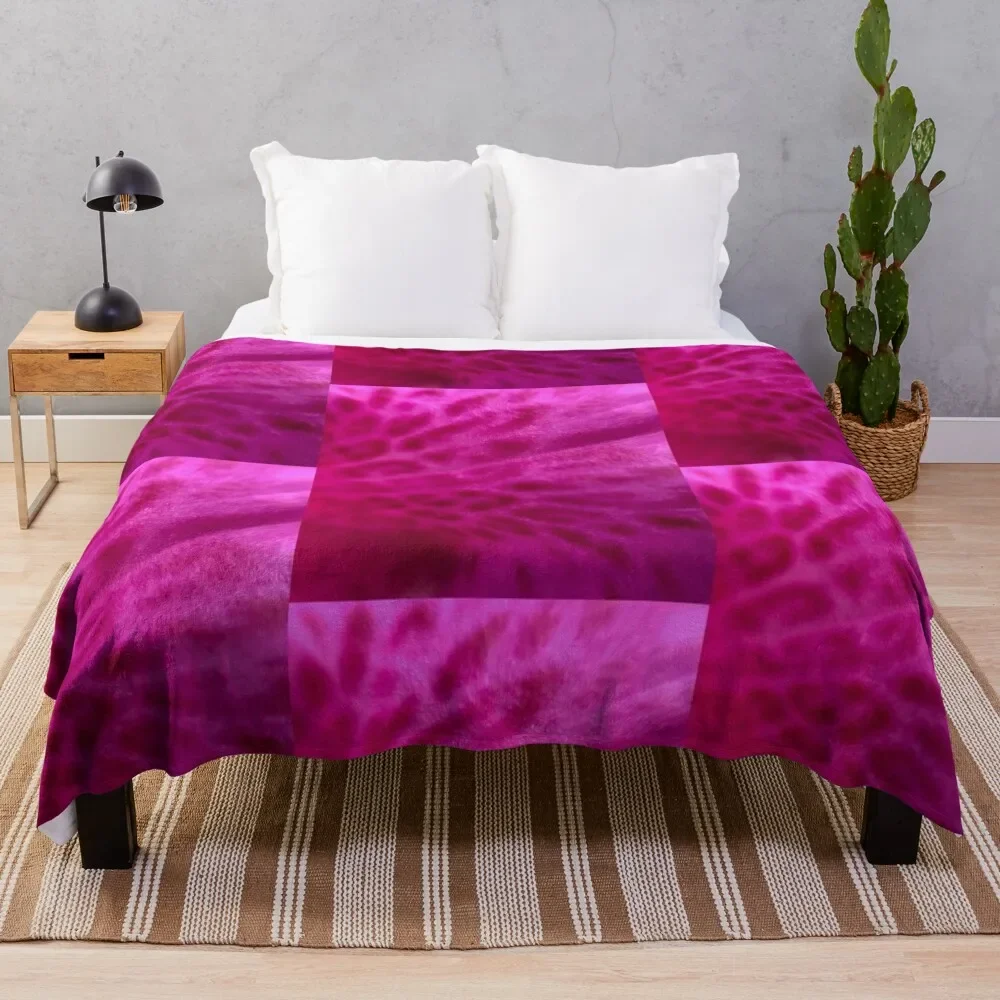 

Fuchsia Azalea Quilt Throw Blanket Stuffed Blankets valentine gift ideas Bed Fashionable Blanket Decorative Throw Blanket
