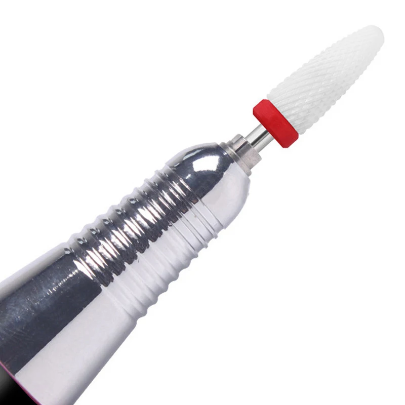 1PCS Ceramic Carbide Tungsten Nail Drill Bits For Electric Drill Manicure Pedicure Tools Nail Art Drill Machine Accessories 5