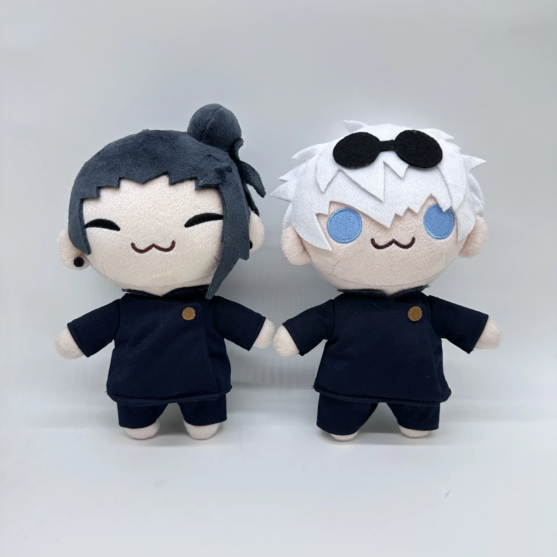 

2pc Japan Anime Jujutsu Kaisen Gojou Satoru Geto Suguru Soft Mainan Boneka Lembut Mini Seragam DK Toy Kids Gift