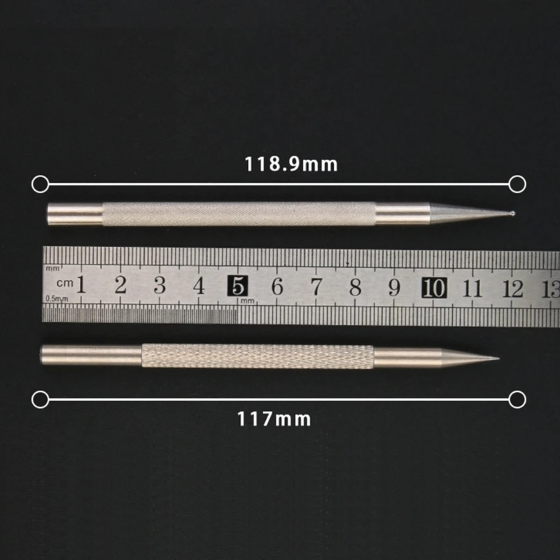 Leatherworking Crafting Tool Stainless Steel Scriber Pen Tracing Positioning 270F