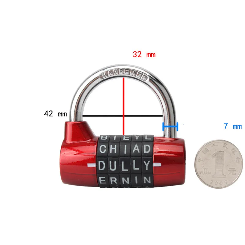 Secure Combination Padlock for Gym, School, Fence, Toolbox, and Storage