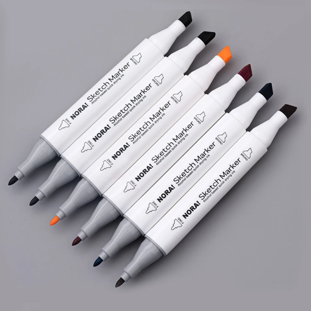 Wholesale Alcohol Based Dual Tip Art Marker Pen Art With Case Ideal For  Illustration, Coloring, Sketching, And Card Making From Jessie06, $7.26