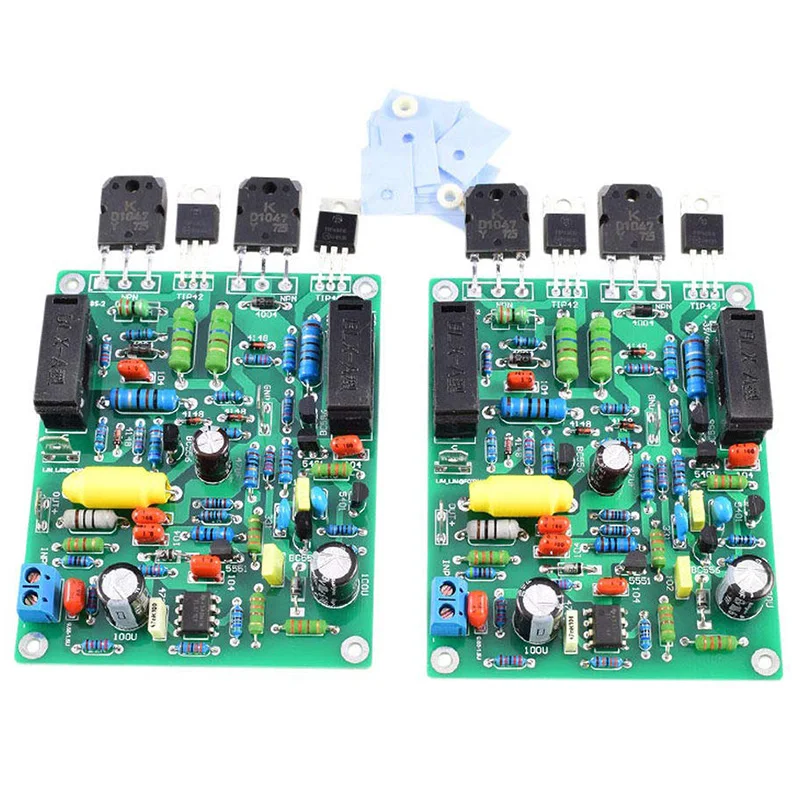 

ABGZ-2Pcs Audio Amplifier Board Amplificador 100W X 2 Stereo Dual Channel Quad405-2 Power Amplifier Assembled Board