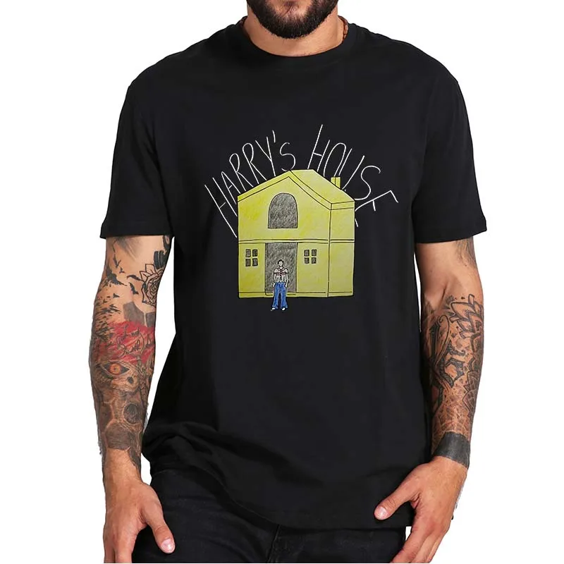 

Harry's House 2022 New Album T Shirt For Popular Music Fans Women's Men's Oversize T-Shirts 100% Cotton O-Neck Tshirt