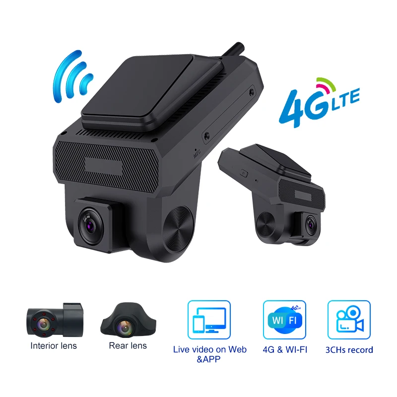 Fleet Tracking Fleet Dash Cam With Gps 1080P 4G GPS Dashcam