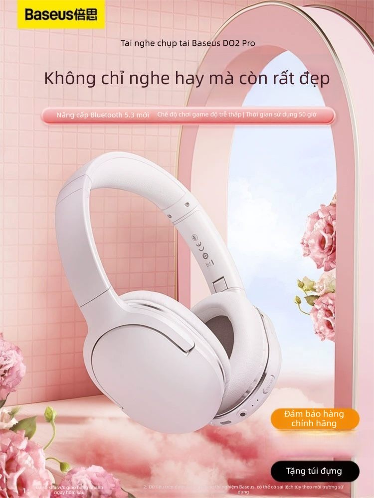 BASEUS | Tai Nghe Không Dây Hủy Tiếng Ồn Hi-Fi Dung Lượng Pin Lớn