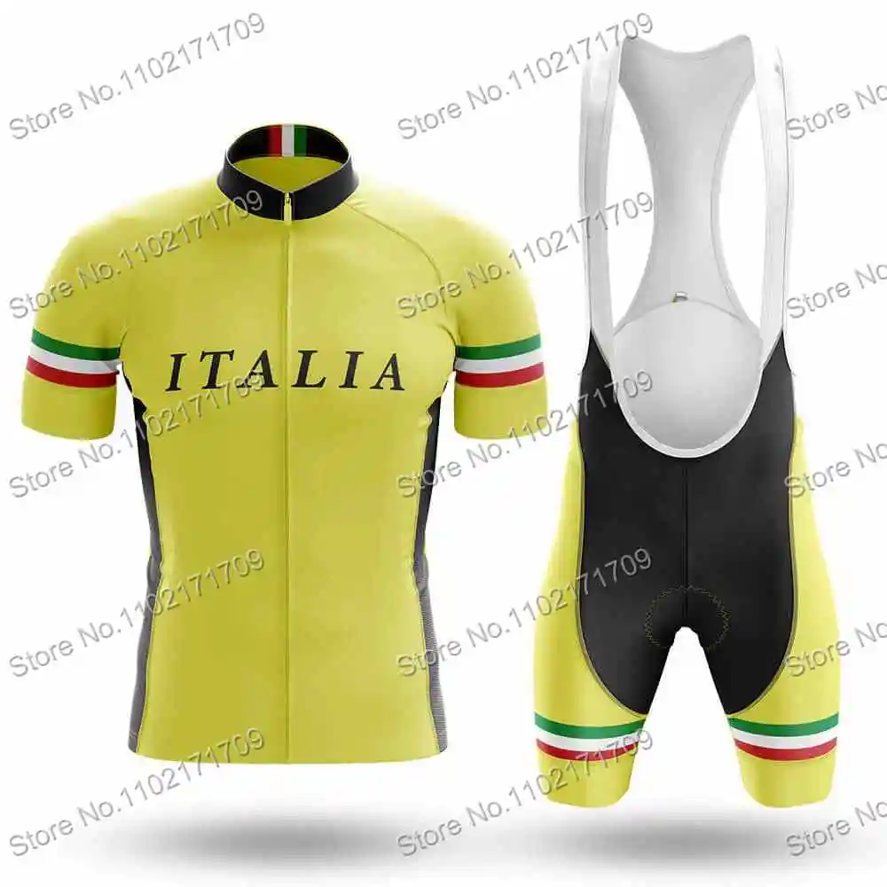 Cycling Jersey Set Summer Italy Cycling Team Jersey Set Unisex