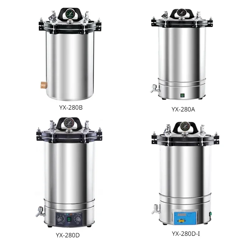 Digital Display Automatic Autoclave Sterilizer Overpressure Self-venting Labs Po