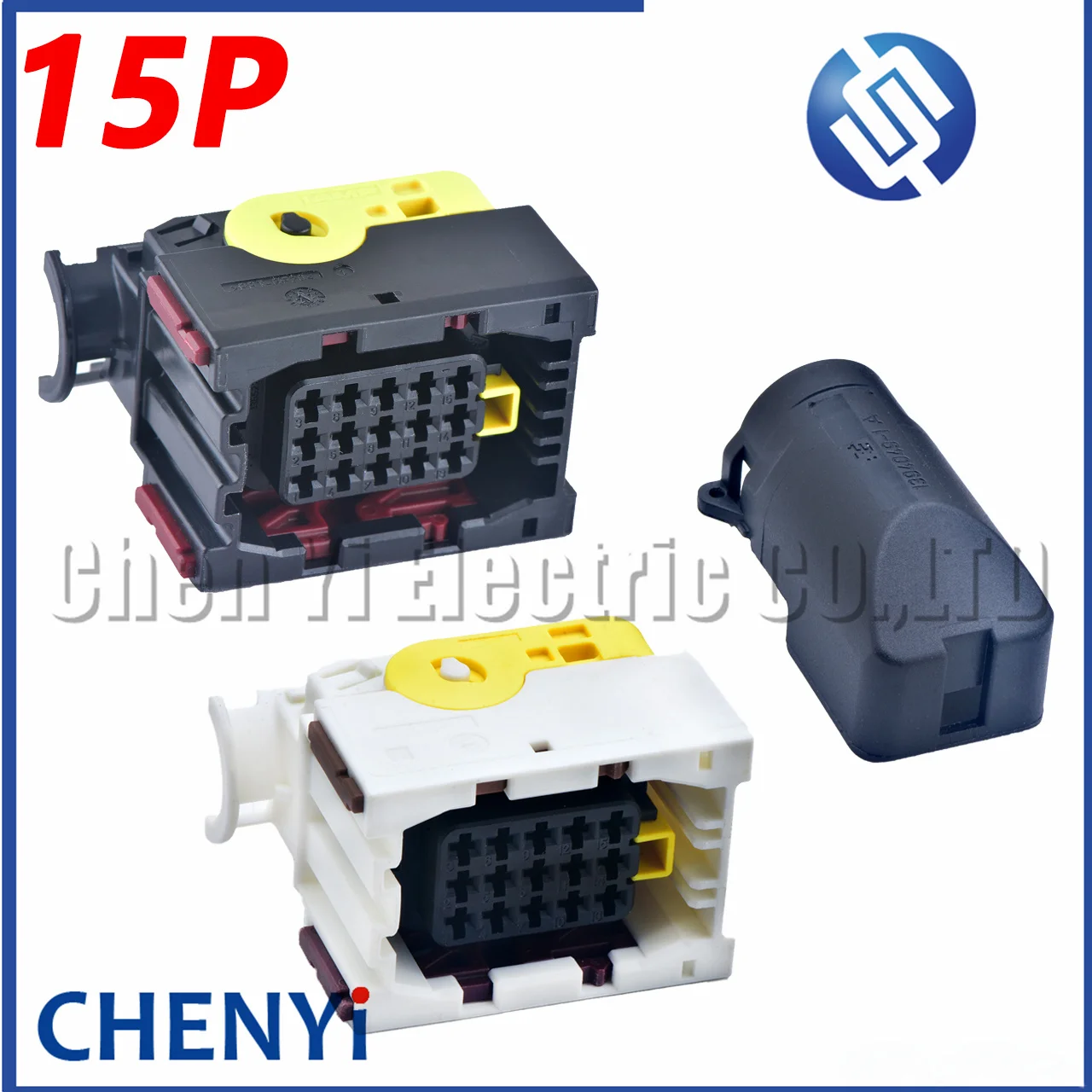 Conector do Ecu da Série de Leavyseal com Tampa dos Terminais Tomada Fêmea do Soquete 15 Pin 11534126-1 2-1534126-1 1-13552182 1394049-1