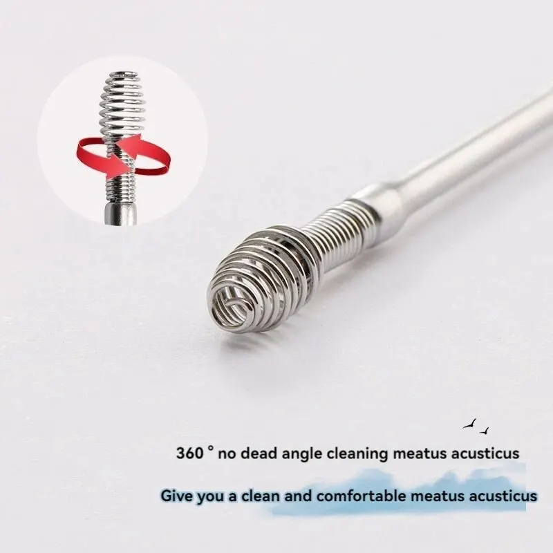 10pcs Pimple Pin Double Bend Squeeze Needle Acne Removal