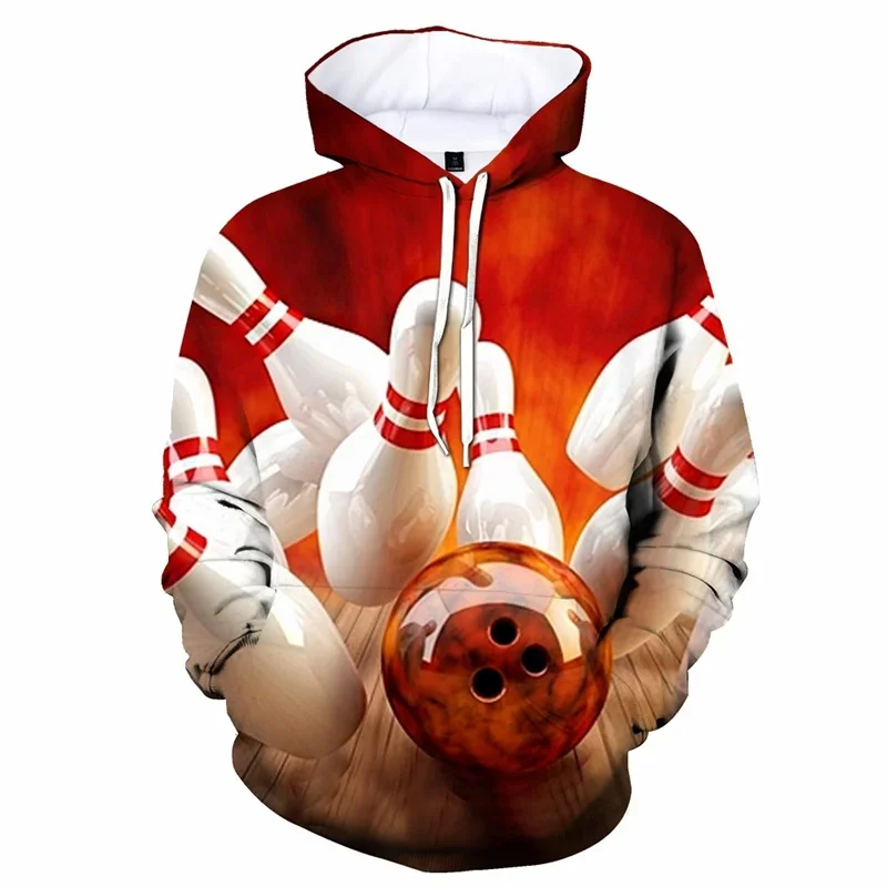 thumbnail image 1 of Sudadera con capucha de bola de bolos con estampado 3D para hombre, sudadera con capucha de manga larga con patrón colorido, sudadera con personalidad, sudadera para niños, ropa deportiva, 1 of 5