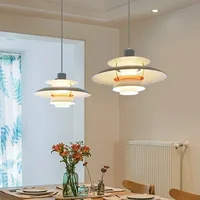Nordic Chandelier PH5 Danish  Flying Saucer Design Bedroom Simple Modern Restaurant Bar Bedside Lamps Room Decor Pendant Light 1