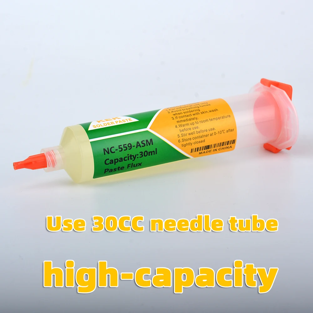 KEK Original 559 Flux Solder Paste 10ml Needle Tube Flux Desoldering Drag Soldering Rosin Agent