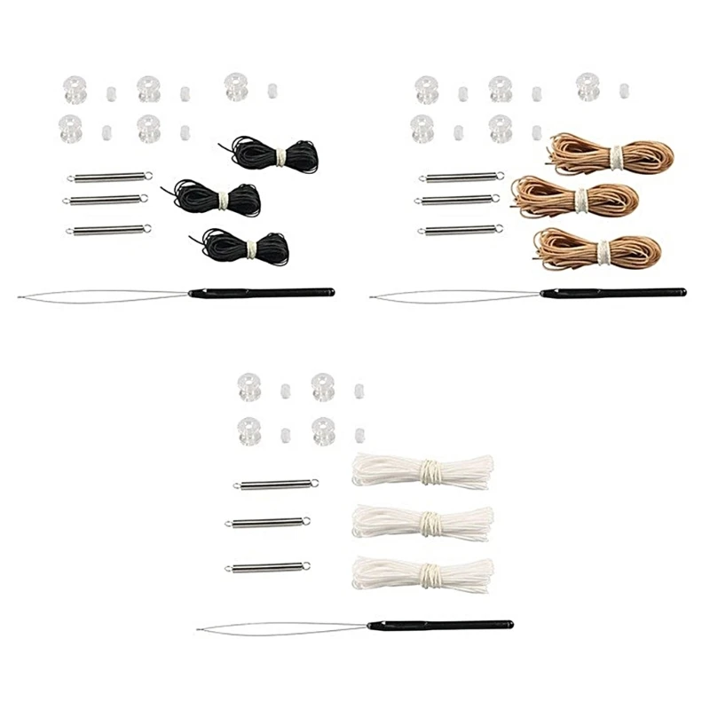 

27 шт./компл. комплект для ремонта плиссированных штор для автофургонов, набор для ремонта жалюзи для дневных и ночных окон F0I5