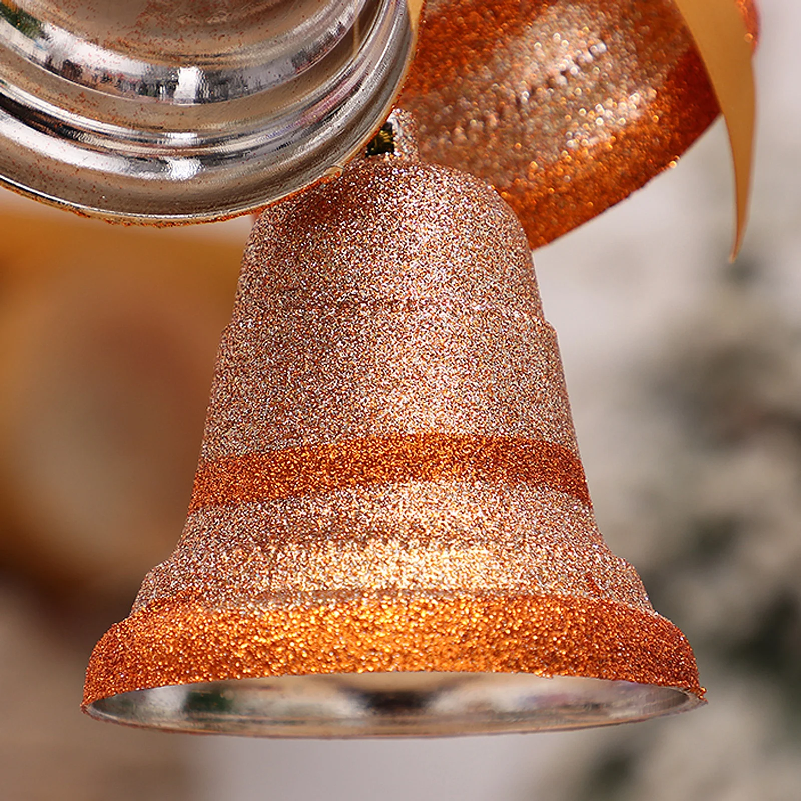 Diy Bells Ambachten Kerstversiering Boom Ornamenten Muur Opknoping Strik-Knoop Voor Cadeau Met Strik Deur Hanger Grote Hangers
