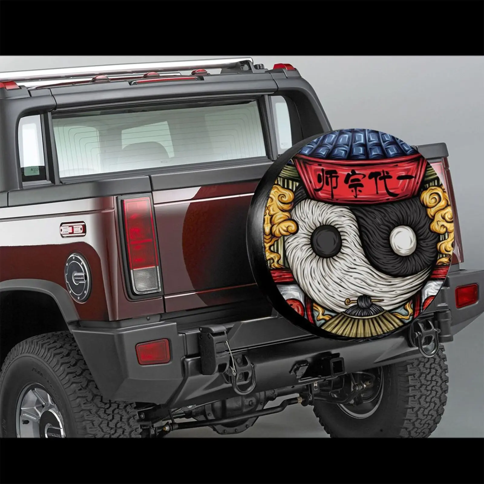 

3d Custom Print New China-chic Universal Fits Most Cars Wheel Cover Automobiles Tire Cover