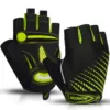 MOREOK Cycling Gloves,Breathable Bicycle Gloves,5MM Gel Pads Non-Slip Mountain Bike Gloves MTB Road Biking Gloves for Men Women 4