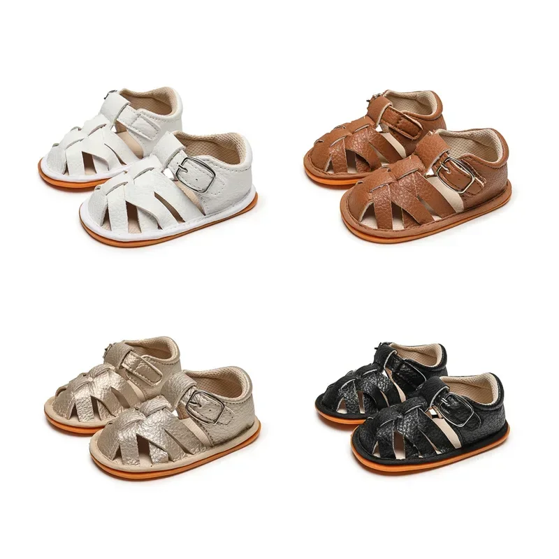 

Summer fashion new 0-1 year old breathable soft rubber soled baby shoes non-slip baby shoes baby sandals