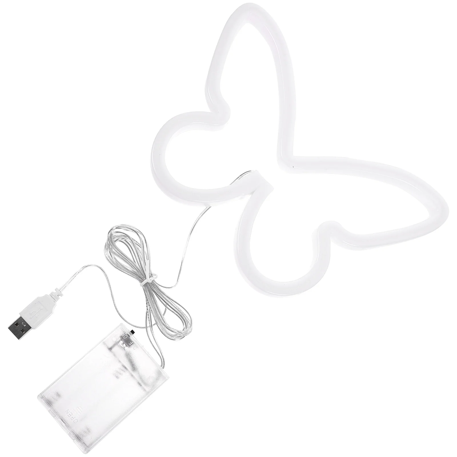 

Неоновая вывеска-бабочка, эргономичная неоновая лампа с USB-управлением для спальни