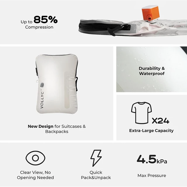 Travel Backpack 85% Compression