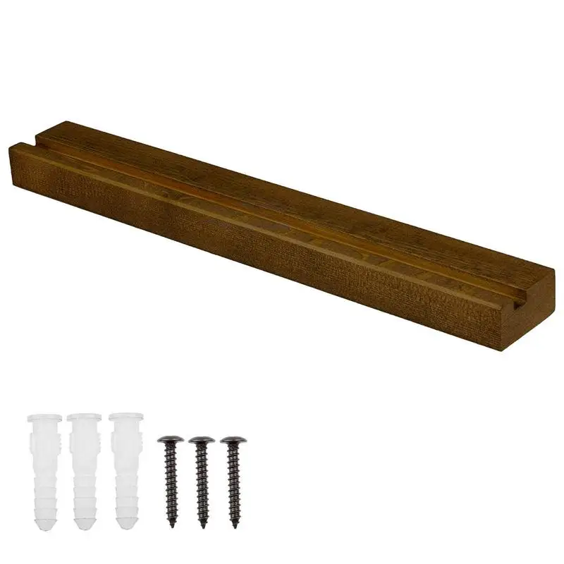 

Настенное крепление для записи | Элегантный держатель для записей из массива дерева | Подвесной держатель для хранения в стиле ретро, подарок для любителей музыки