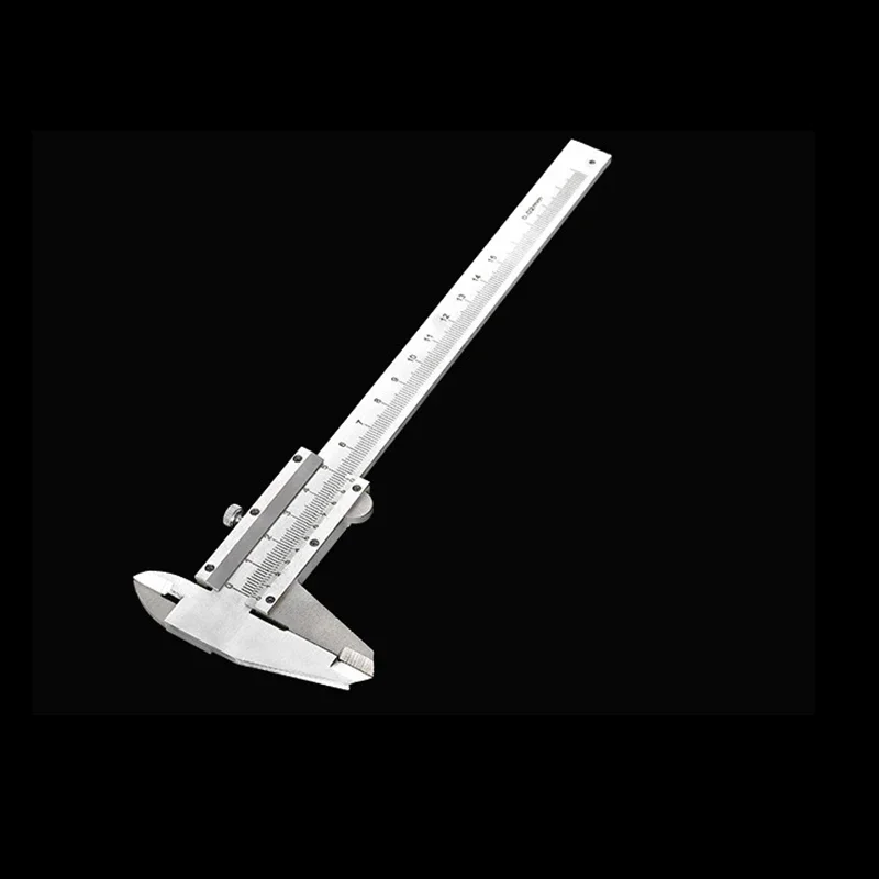 Vernier Caliper Professional Stainless Steel Vernier Caliper Gauge 0-150mm Sliding Gauge Measurement Tool Inside Outside Depth Step Micrometer